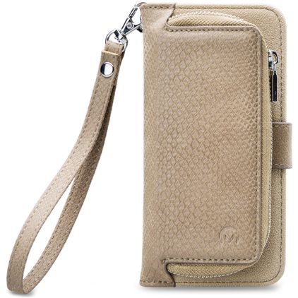 Mobilize Gelly Zipper Samsung Galaxy A3 (2017) Coque Sac à main 2en1 avec coque amovible - Latte