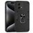 Mobigear Armor Ring Coque Motorola Moto G84 Coque arrière Rigide Anti-Chocs avec Anneau-Support - Noir
