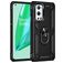 Mobigear Armor Ring Coque OnePlus 9 Pro Coque arrière Rigide Anti-Chocs avec Anneau-Support - Noir