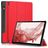 Mobigear Tri-Fold Coque Samsung Galaxy Tab S9 Plus Etui + Porte-crayon - Rouge
