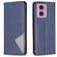 Mobigear Rhombus Slim Housse Motorola Moto G04 Etui - Bleu