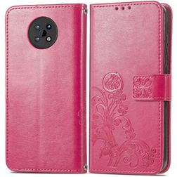 Mobigear Clover Housse Nokia G50 Etui Porte-Monnaie - Rose