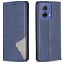 Mobigear Rhombus Slim Housse Motorola Moto G85 Etui - Bleu