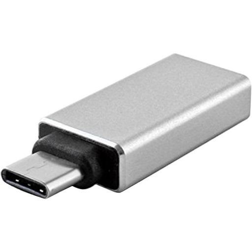 Mobigear Alu - Adaptateur USB-C vers USB-A - Argent