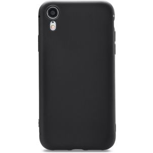 Xccess Invisible Thin Coque iPhone XR Coque arrière en TPU Souple Extra-fin - Noir