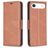 Mobigear Excellent Housse iPhone Air Etui Porte-Monnaie - Marron