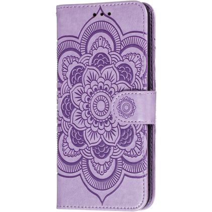 Mobigear Mandala Housse Huawei P40 Pro Etui Porte-Monnaie - Violet