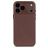 Decoded Coque iPhone 17 Pro Max Coque arrière en Cuir Véritable Anti-Chocs - Dark Ruby