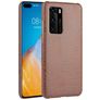 Mobigear Croco Coque Huawei P40 Coque arrière Rigide - Marron