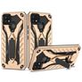 Mobigear Armor Stand Coque Realme C25Y Coque arrière Rigide Anti-Chocs avec Support Amovible - Or