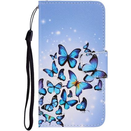 Mobigear Design Housse Xiaomi Redmi 9C Etui Porte-Monnaie - Papillon