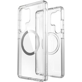 Speck Presidio2 Clear Coque Transparente Samsung Galaxy S25 Ultra MagSafe Coque arrière Rigide Anti-Chocs - Transparent