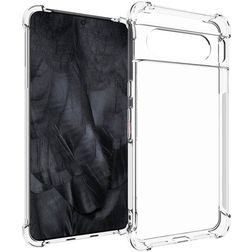 Mobigear Cushion Coque Transparente Google Pixel 8 Pro Coque arrière en TPU Souple Anti-Chocs - Transparent