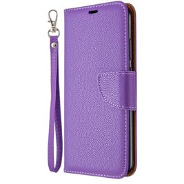 Mobigear Excellent Housse Huawei P40 Lite E Etui Porte-Monnaie - Violet