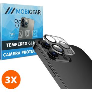 Mobigear iPhone 12 Pro Max Verre trempé Protection Caméra - Compatible Coque (Lot de 3)