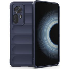 Mobigear Bumpy Coque Xiaomi 12T Coque arrière en TPU Souple - Dark Blue