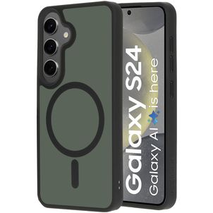 Mobiparts Hardcover Coque Samsung Galaxy S24 MagSafe Coque arrière Rigide - Satin Black