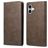 Mobigear Wallet Housse iPhone 16 Etui Porte-Monnaie - Marron
