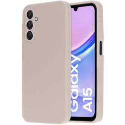 Mobiparts Coque Samsung Galaxy A15 Coque arrière en Silicone - Soft Salmon