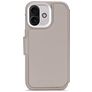 Decoded Detachable Wallet Housse iPhone 17 MagSafe Etui avec Coque Détachable en Cuir Véritable Porte-Monnaie - Solid Clay