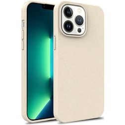 Mobigear Bio Coque iPhone 15 Pro Coque arrière en Eco-Friendly - Blanc