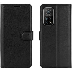 Mobigear Classic Housse Xiaomi Mi 10T Etui Porte-Monnaie - Noir