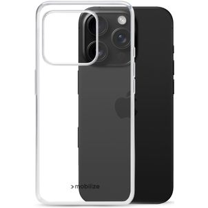 Mobilize Gelly Transparent iPhone 16 Pro TPU souple Coque arrière - Transparent