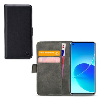 Mobilize Classic Gelly Wallet Housse OPPO Reno 6 5G Etui Porte-Monnaie - Noir