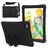 Mobigear Butterfly Coque iPad Air 11 Pouces (2025) Coque arrière en EVA + Bandoulière + Support Amovible - Noir