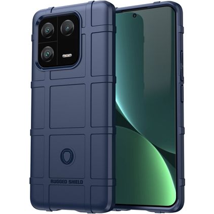 Mobigear Rugged Shield Xiaomi 13 Pro TPU souple Coque arrière Antichoc - Bleu