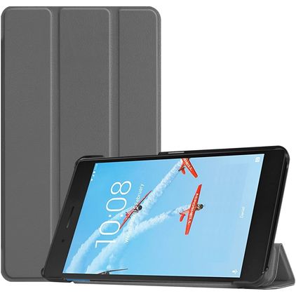Mobigear Tri-Fold Coque Lenovo Tab E7 Etui - Gris