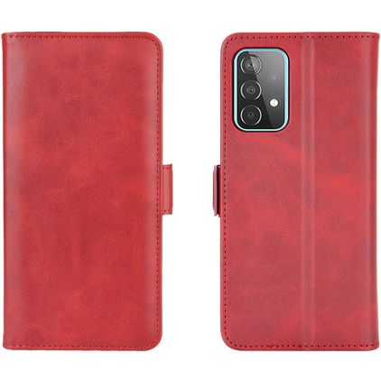 Mobigear Slim Magnet Samsung Galaxy A52 Étui Portefeuille - Rouge