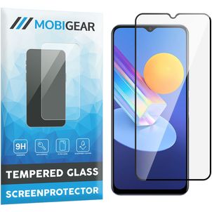 Mobigear Premium Vivo Y52 Verre trempé Protection d'écran - Compatible Coque - Noir