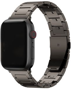 Mobigear Sydney Bracelet Titane Apple Watch Fermeture boucle déployante - 49/46/45/44 mm - Gris sidéral