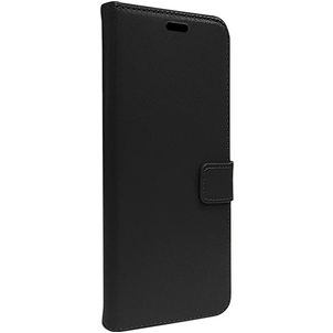 Valenta Gel Skin Housse iPhone 15 Pro Max Etui en Cuir Véritable Porte-Monnaie - Noir