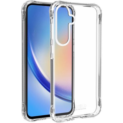 SoSkild Absorb 2.0 Impact Transparent Samsung Galaxy A35 Plastique rigide Coque arrière Antichoc - Transparent