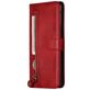 Mobigear Zipper Housse Samsung Galaxy S20 Ultra Etui Porte-Monnaie - Rouge