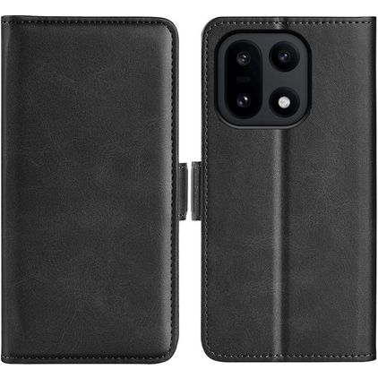 Mobigear Slim Magnet Housse OnePlus 15 Etui Porte-Monnaie - Noir