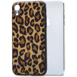 Mobilize Gelly Coque iPhone XR Coque arrière en TPU Souple - Leopard