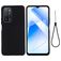Mobigear Rubber Touch Coque OPPO A54 Coque arrière en Silicone - Noir