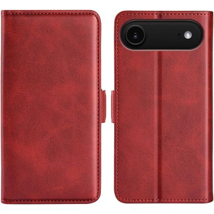 Mobigear Slim Magnet Housse iPhone Air Etui Porte-Monnaie - Rouge
