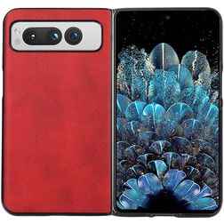 Mobigear Excellent Google Pixel Fold Plastique rigide Coque arrière - Rouge
