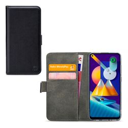Mobilize Classic Gelly Wallet Housse Samsung Galaxy M11 Etui Porte-Monnaie - Noir