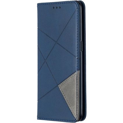Mobigear Rhombus Slim Housse OPPO Reno 4 Etui - Bleu
