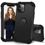 Mobigear Ultra Tough Coque iPhone 11 Pro Coque arrière Rigide Anti-Chocs - Noir