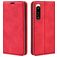 Mobigear Retro Slim Housse Sony Xperia 5 IV Etui Porte-Monnaie - Rouge