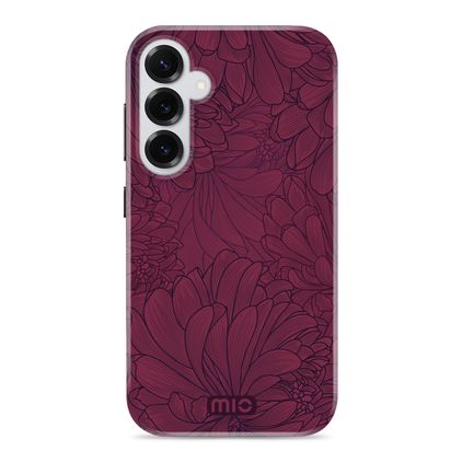 MIO Coque Samsung Galaxy S26 Plus MagSafe Coque arrière Rigide - Berry Blooms