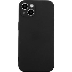 Mobigear Colors Coque iPhone 15 Coque arrière en TPU Souple - Noir