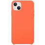 Mobigear Rubber Touch Coque iPhone 15 Plus Coque arrière en Silicone - Orange