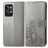 Mobigear Clover Housse Realme GT2 Pro Etui Porte-Monnaie - Gris